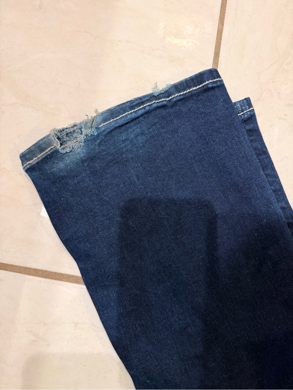 Miss Me Dark Blue Boot Cut Jeans with Embroidered Pockets - Picture 2 of 5